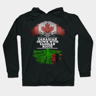 Canadian Grown With Zambian Roots - Gift for Zambian With Roots From Zambia Hoodie